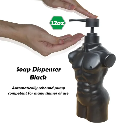 Miniatura 8 de Dispensador de jabón de cerámica para niños, juego de dispensador de loción y jabón dispensador de jabón líquido recargable para manos para baño