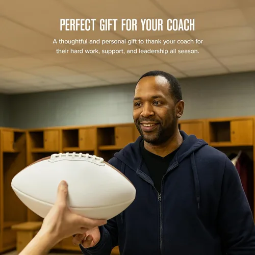 Miniatura 6 de Baden Mini Autograph Football Collectible Ball with 2 Brown & 2 White Panels Ideal for Team Signatures, Coaches, Events & Sports Gifts