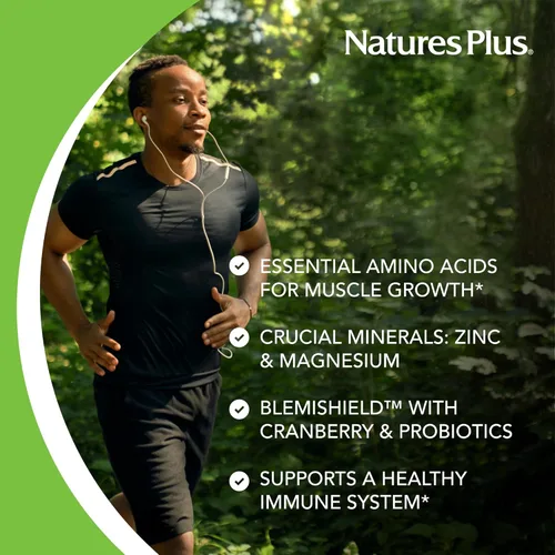 Miniatura 3 de NaturesPlus Power Teen for Him - 60 tabletas masticables, bayas silvestres, multivitamínico adolescente de alta potencia, sin azúcar, vegetariano