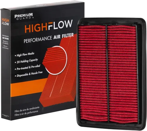 HIGHFLOW PA99032X - Filtro de aire desechable de alto rendimiento para motor | Compatible con Renault Koleos 2018-2024, Nissan Rogue 2014-2020,