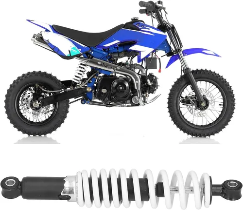 Miniatura 8 de Amortiguadores traseros para motocicleta, 12.008 in/12 pulgadas, amortiguador trasero blanco + negro, resorte de aleación de aluminio