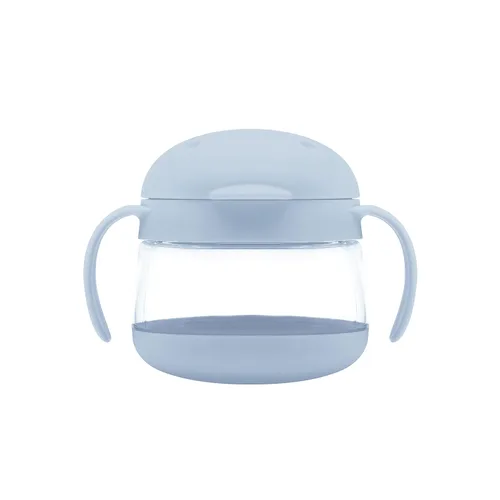 Miniatura 2 de Ubbi Tweat Contenedor de aperitivos sin derrames para niños, libre de BPA, taza de viaje para niños pequeños, azul nublado Azul (Cloudy Blue)