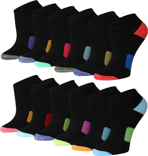 Miniatura 19 de Tipi Toe Women’s 12 Pack Cushioned Low Cut Socks – Breathable, Moisture-Wicking Athletic Comfort for Running & Daily Wear