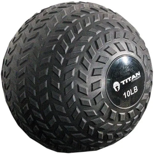 Miniatura 12 de Titan Fitness pelota de caucho Tread Slam, rebote muerto, peso para el entrenamiento - lanzar, atrapar, golpear, girar