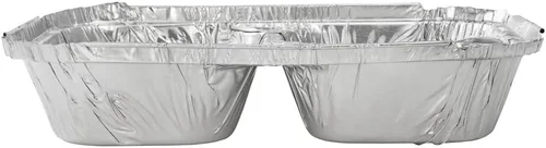 Miniatura 13 de Restaurantware Foil Lux - Recipientes de aluminio para alimentos de 23 onzas, 100 bandejas rectangulares de aluminio, tapas se venden por separado