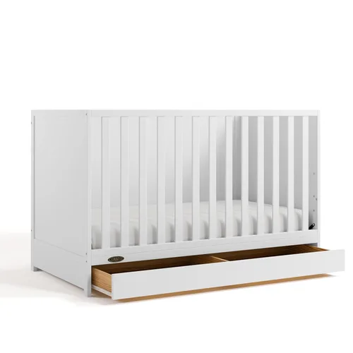 Miniatura 14 de Graco Theo Cuna convertible 3 en 1 para bebé, certificado GREENGUARD Gold, se convierte en cama y sofá cama para niños pequeños, se adapta a colchón