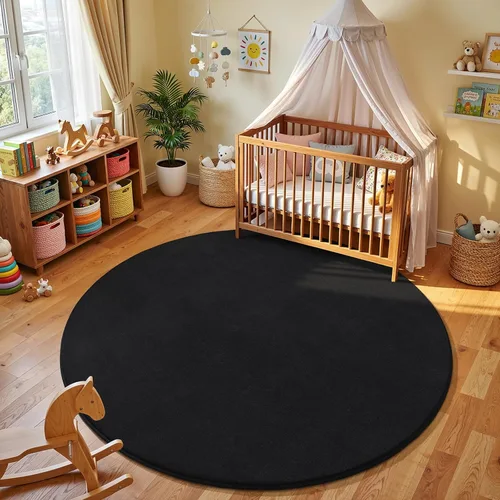 Miniatura 71 de Amearea Alfombras modernas para dormitorio, sala de estar, alfombra de espuma viscoelástica gruesa de 4 x 6 pies, alfombra de espuma viscoelástica