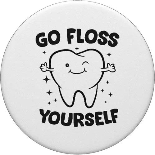 Miniatura 3 de Dentist Higienist Dientes Asistente Dientes Go Floss Yourself PopSockets Swappable PopGrip