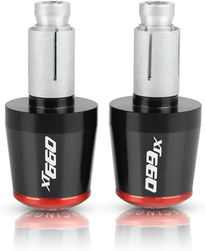 Miniatura 6 de Motorcycle Handle Grips Plugs Caps 22mm Motorcycle Handlebars Grips Ends Bar Ends Handlebars Caps for Yamaha XT660 XT660X 2004-2017 2005 2006 2007