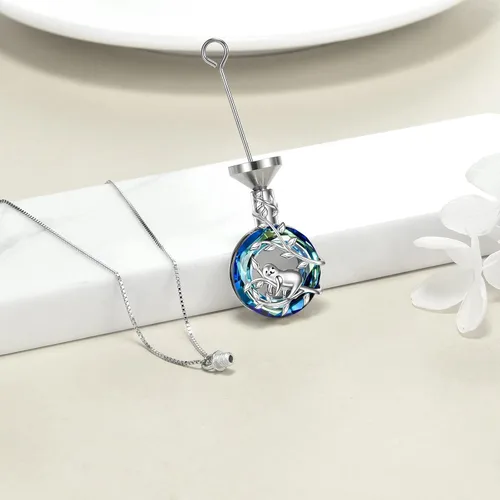 Miniatura 3 de POPKIMI Sloths Gifts for Women S925 Sterling Silver Sloth Pendant Necklace Memorial Jewelry Gifts Birthday Christmas