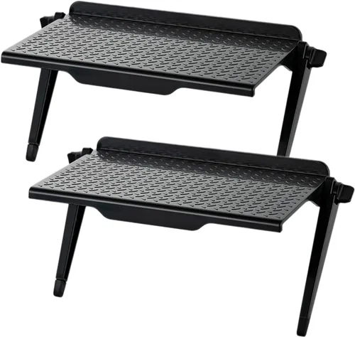 Hniuyun 2 piezas de pantalla de TV estante superior para monitor de teléfono móvil/monitor de computadora/cajas multimedia/TV de pantalla plana