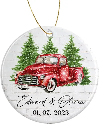 Miniatura 18 de Personalized Christmas Ornament Weddding 2023 Christmas Ornaments Customized Decor Gifts Friendship Add a Touch of Love to Your Christmas
