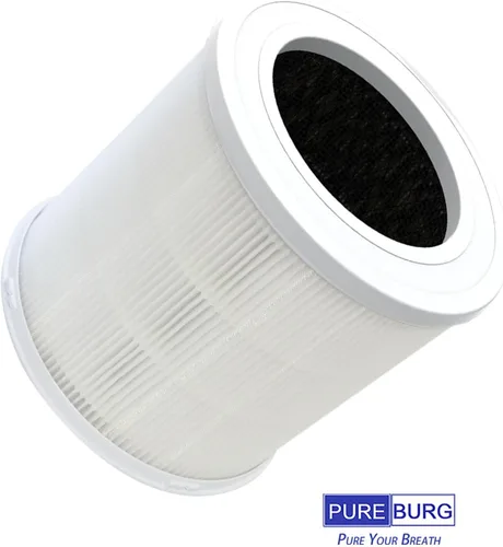 Miniatura 4 de PUREBURG Filtro de repuesto compatible con AIRJOWSET y GCZ AP304 purificador de aire, H13 True HEPA y filtración multicapa de carbón activado