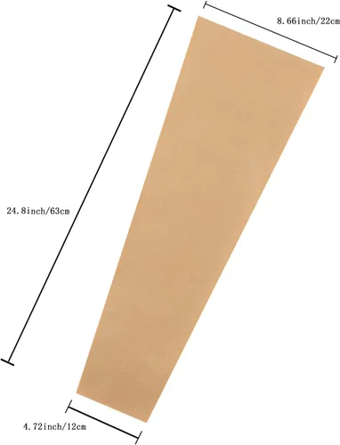 Miniatura 3 de Bolsas de flores de papel para ramos de flores pequeñas mangas de flores de plástico para ramos de flores bolsas de regalo 50 unids L-Original 50