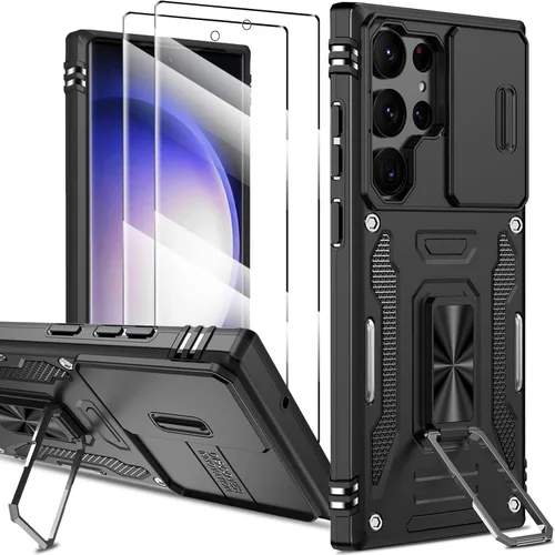 Miniatura 76 de Funda magnética para Samsung Galaxy Note 20 Ultra con soporte de anillo [con protector de pantalla] [Compatible con carga inalámbrica MagSafe] Funda