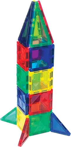 Miniatura 7 de CreateOn Crayola Mini azulejos magnéticos PIP, colores llamativos - juego de construcción para niños, juguetes de construcción magnéticos