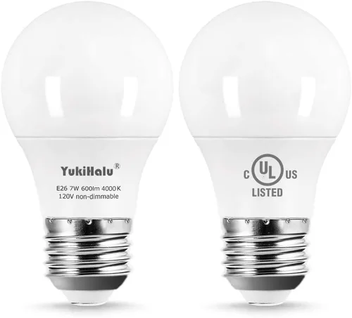 Miniatura 9 de YukiHalu, Bombilla A15 para electrodomésticos, equivalente a 60 W para campana extractora/bombilla de refrigerador/luz de ventilador de techo, 600