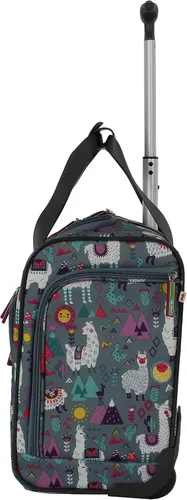 Miniatura 3 de Lily Bloom Designer - Maleta de viaje de 15 pulgadas, para viajes cortos, fin de semana, negocios, equipaje ligero, maleta de 2 ruedas giratorias