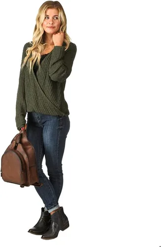 Miniatura 5 de STS Ranchwear Mochila de cuero para mujer Baroness Dark Tornado, Tornado Marrón, Mochila Baronesa