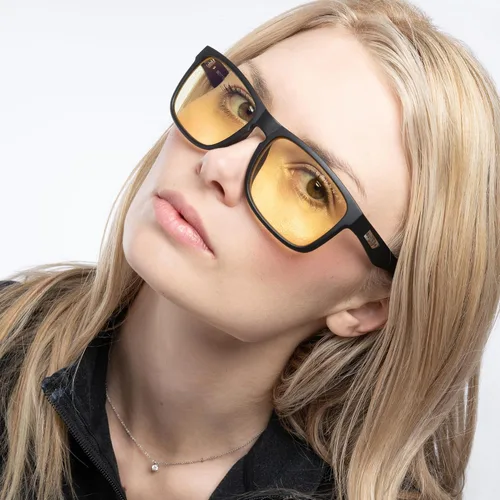 Miniatura 5 de GUNNAR Gaming Glasses - Intercept Onyx Amber Lens - Blue Light Blocking Relieve Dry Eye