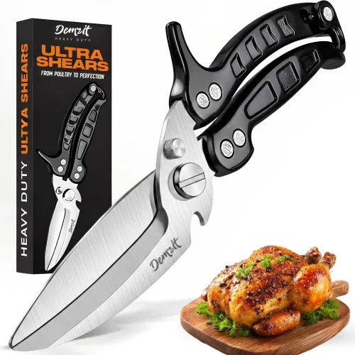 Miniatura 10 de Tijeras para Aves de Corral de Servicio Pesado - Un Equipo de Procesamiento de Pollo Imprescindible, Tijeras de Cocina para Carne, Pollo, Pavo