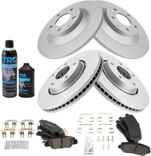 Miniatura 3 de TRQ BKA24970 - Kit de freno de disco de cerámica