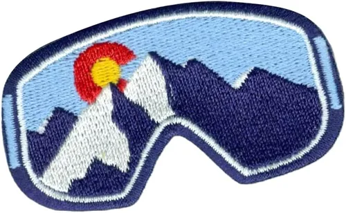 Miniatura 4 de Colorado Flag Mountains - Parche de viaje de Colorado bordado para ropa, adhesivo fuerte, parches bordados para ropa, tela, mochila, sombrero