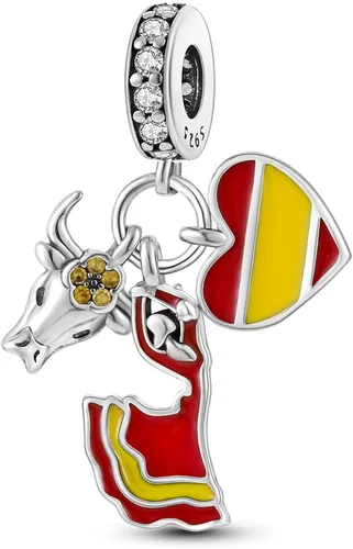 Parmuz Dijes para pulseras de plata de ley 925 con diseño de mariposa para viajes de verano, cuentas de la suerte del océano, regalo de joyería para