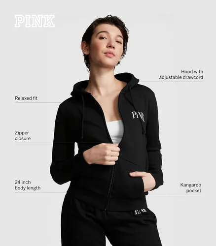 Miniatura 5 de Victoria's Secret Sudadera con Cremallera Completa con Logotipo PINK para Mujer (XS-XXL)
