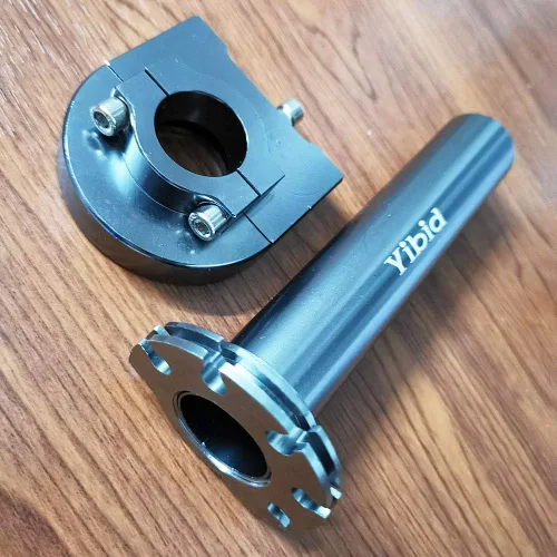 Miniatura 3 de Yibid Acelerador giratorio para manillar de motocicleta de 7/8 pulgadas, agarre de mano, tubo de gas para barra estándar de 0.866 in, Suzuki Yamaha