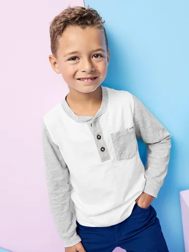 Miniatura 6 de Simple Joys by Carter's Camisas de manga larga para niños, multipack