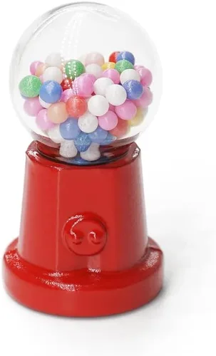 Miniatura 2 de Odoria 1/12 Miniature Gumball Machine Accesorios de decoración de casa de muñecas