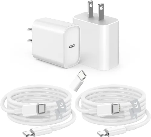 Miniatura 13 de Cargador rápido USB C para iPad, cargador rápido para iPad 2018-2026, bloque de pared con cable USB C a C de 3 pies para iPad Pro M5/M4/13/12.9/11