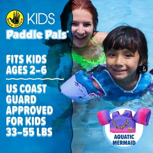 Miniatura 7 de Body Glove Paddle Pals - Chaleco salvavidas para niños aprobado por la Guardia Costera para aprender a nadar PFD