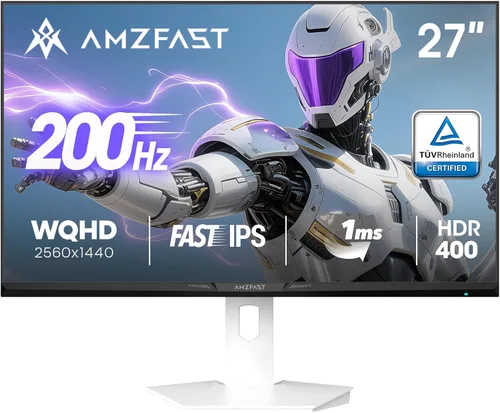 Miniatura 20 de Amzfast Monitor curvo de 34 pulgadas 200Hz UWQHD (3440x1440) Monitor de juegos, 1ms G-SYNC compatible, 1500R, PIP/PBP, 131% sRGB