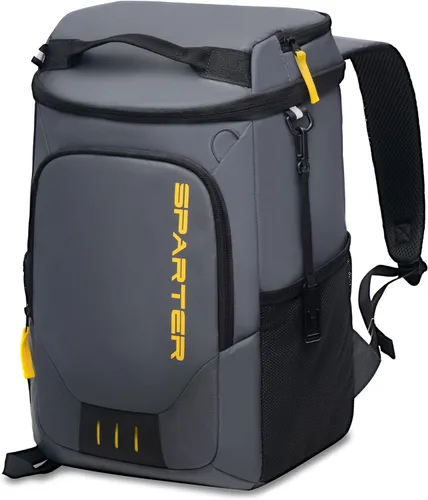 SPARTER - Mochila enfriadora aislada a prueba de fugas para 33/49 latas, bolsa térmica con 2 compartimentos aislados, mochila de playa, viaje,