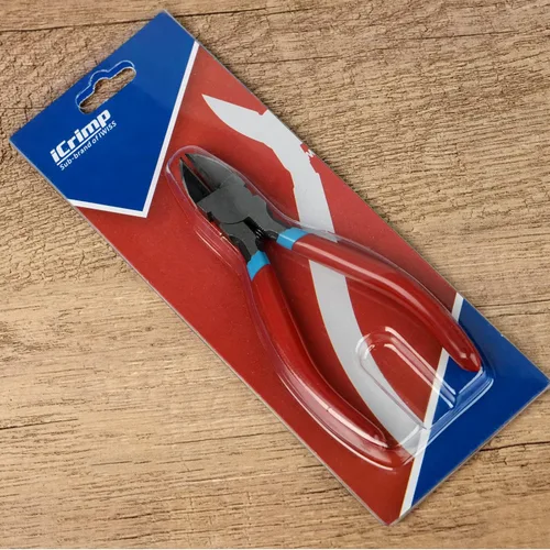 Miniatura 8 de iCrimp PL2100 - Cortador diagonal, alicates de corte lateral de 5 pulgadas, alicates electrónicos con punta para terminales enrollados, cables