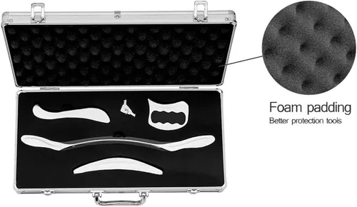 Miniatura 5 de Acero inoxidable Gua Sha Scraping Herramientas IASTM Herramientas Gran herramienta de movilización de tejidos blandos