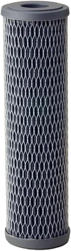 Pentair Pentek NCP-10 Filtro de agua de carbono, 10 pulgadas, cartucho de filtro plisado impregnado de carbono sin celulosa, 10 x 2.5 pulgadas, 10