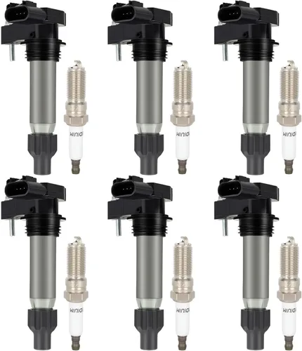 Miniatura 35 de ECCPP UF765 4 bobinas de encendido con 4 bujías de iridio A4 Q5 2014-2020 l4 2.0L 1.8L UF765