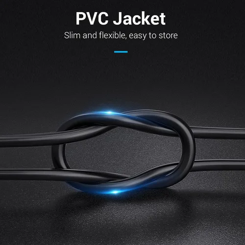 Miniatura 7 de Cmple - Paquete de 2 cables HDMI flexibles, 1.5 pies, HDMI 2.0 ultrafino, ARC, 3D Negro
