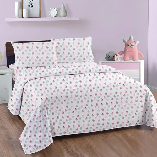 Miniatura 2 de Softan Juego de sábanas para niños, tamaño individual, sábana bajera ajustable y funda de almohada de microfibra, transpirable y suave como la seda
