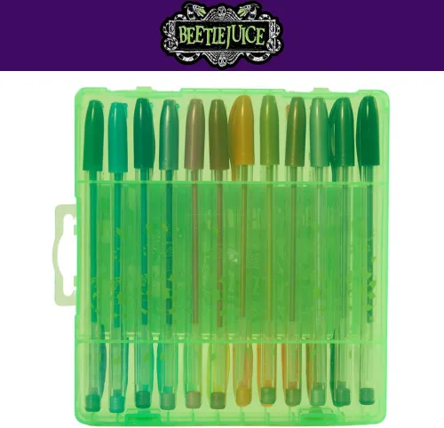 Miniatura 7 de Innovative Designs Beetlejuice - Juego de bolígrafos de gel para niños, paquete de 24 con bolígrafos de gel con purpurina, bonitos bolígrafos