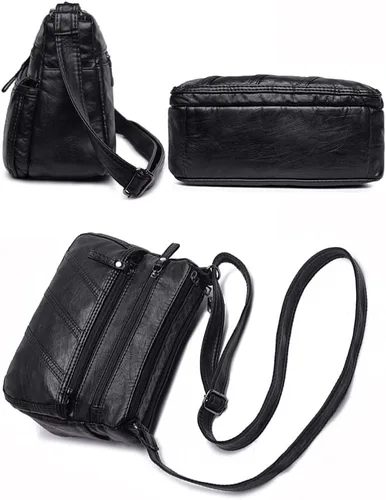 Miniatura 4 de Bolsos cruzados impermeables para mujer, bolso bandolera casual de piel sintética para mujer, bolso cruzado
