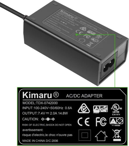 Miniatura 8 de Kimaru Batería ficticia LP-E12 ACK-E12 Adaptador de corriente de CA DR-E12 Kit de acoplador de CC para cámaras Canon EOS M50 Mark II, M50, M200