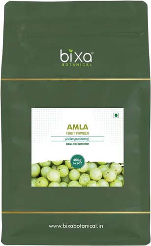 Miniatura 11 de bixa BOTANICAL Amalaki Amla Berries Powder Grosella espinosa india Rico en vitamina C natural Sin OMG Sin gluten Sin conservantes