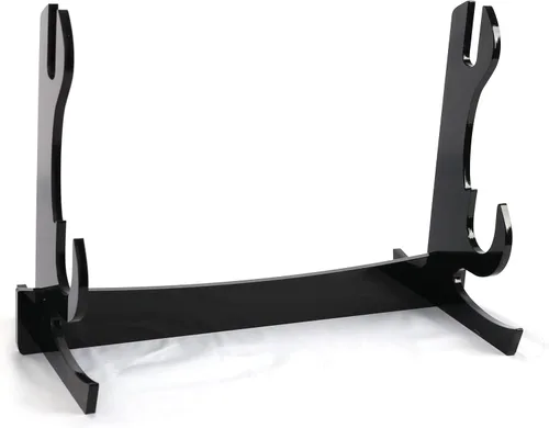 Miniatura 5 de LEILIN Soporte de espada Katana soporte acrílico de dos capas para espada samurái, soporte para katana de escritorio, hoja acrílica de 0.236 in