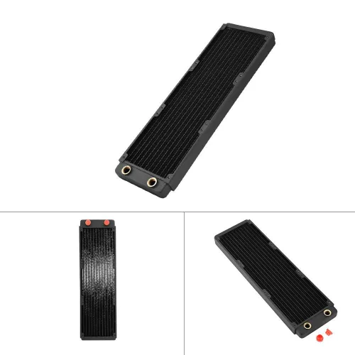 Miniatura 4 de Radiador de cobre disipador de calor para computadora intercambiador de calor líquido de refrigeración por agua con exquisita mano de obra, cobre