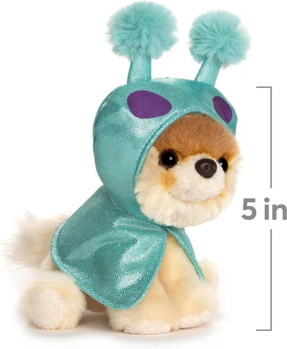 Miniatura 2 de GUND Boo Mundo's Perro Más Lindo Itty Bitty Boo Alien Peluche de Perro Tipo Pomeranian, 5 Pulgadas