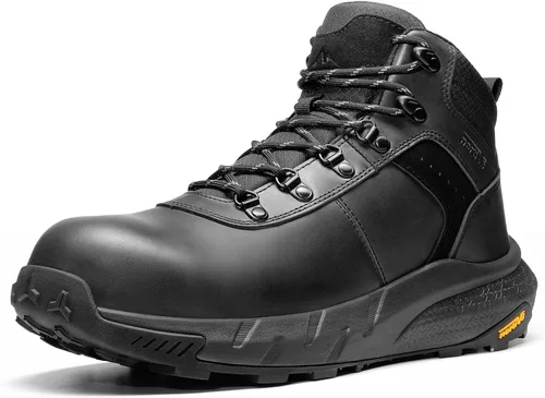 NORTIV 8 Botas de trabajo compuestas para hombre, botas de trabajo antifatiga, impermeables, ligeras, antideslizantes, ASTM F2412-24 para